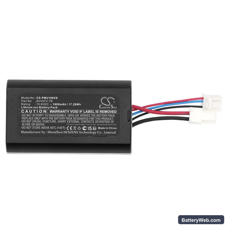 Panasonic MC-SBU1F-R Replacement Battery, 10.8V, 1600mAh, Li-ion 5