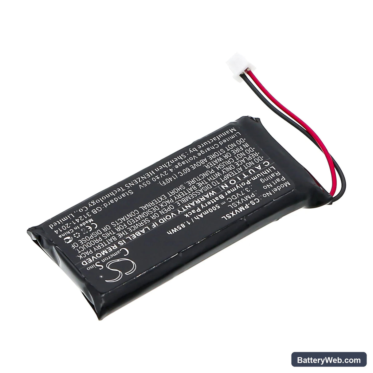 IBM C3 Replacement Battery, 3.7V, 500mAh, Li-Polymer 2