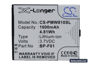 PHICOMM FWS610 Replacement Battery, 3.7V, 1300mAh, Li-ion 1
