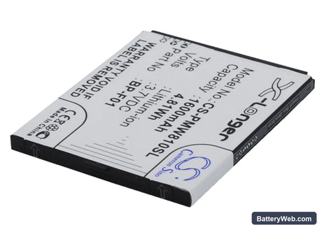 PHICOMM FWS610 Replacement Battery, 3.7V, 1300mAh, Li-ion 3
