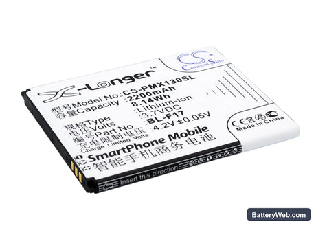 PHICOMM 2S Replacement Battery, 3.7V, 2200mAh, Li-ion 2