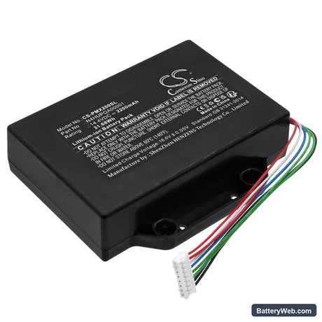 Panasonic SC-TMAX20GSK Replacement Battery, 14.4V, 2200mAh, Li-ion 1