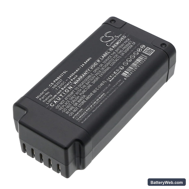 Olympus EPOCH 6LS Replacement Battery, 7.2V, 3450mAh, Li-ion 1
