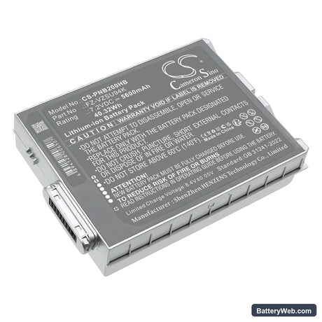 Panasonic Toughpad FZ-M1 Replacement Battery, 7.2V, 5600mAh, Li-ion 1