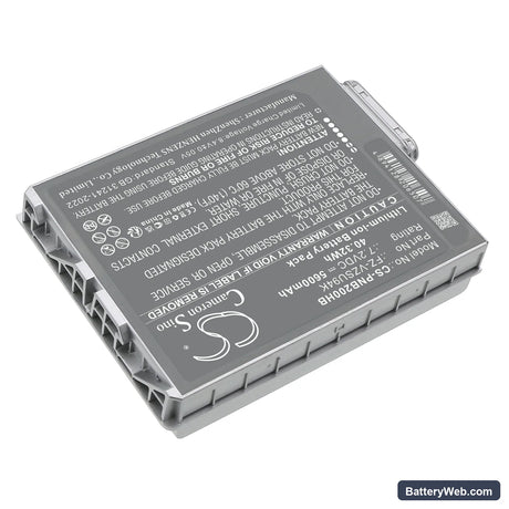 Panasonic Toughpad FZ-M1 Replacement Battery, 7.2V, 5600mAh, Li-ion 2