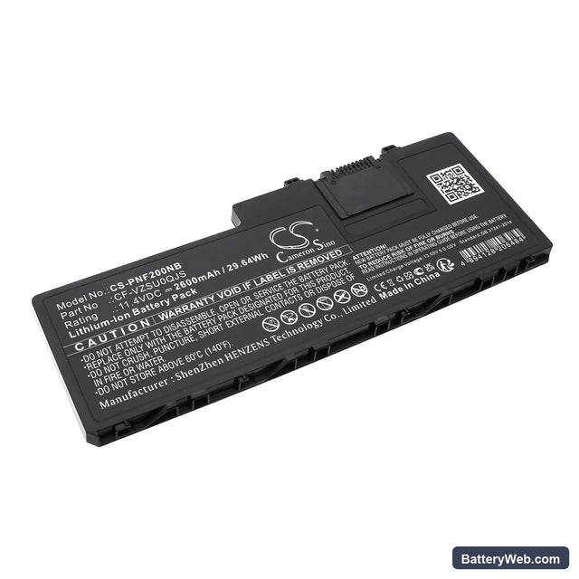 Panasonic Toughpad FZ-A2 Replacement Battery, 11.4V, 2600mAh, Li-ion 1