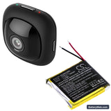 Plutour Wireless Camera Replacement Battery, 3.7V, 370mAh, Li-Polymer 5