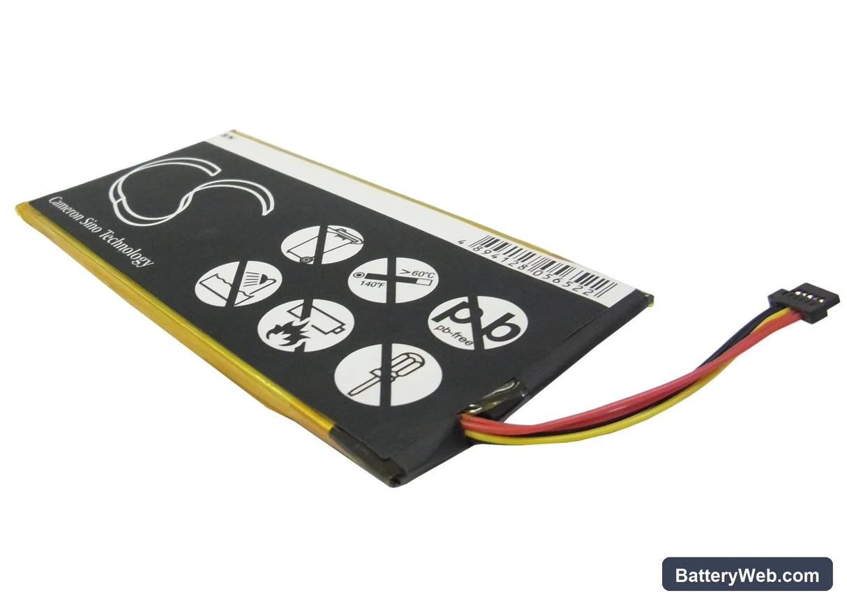 Pandigital Novel 7 Replacement Battery, 3.7V, 2900mAh, Li-Polymer 4