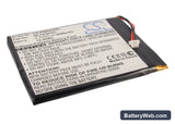 Pandigital R70F452 Replacement Battery, 3.7V, 3500mAh, Li-Polymer 1