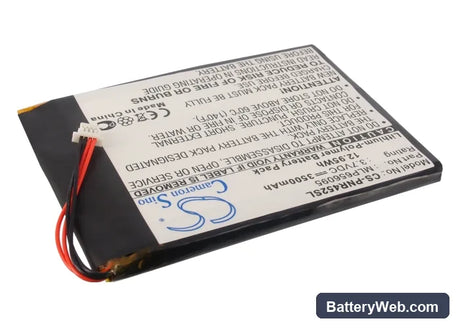 Pandigital R70F452 Replacement Battery, 3.7V, 3500mAh, Li-Polymer 2