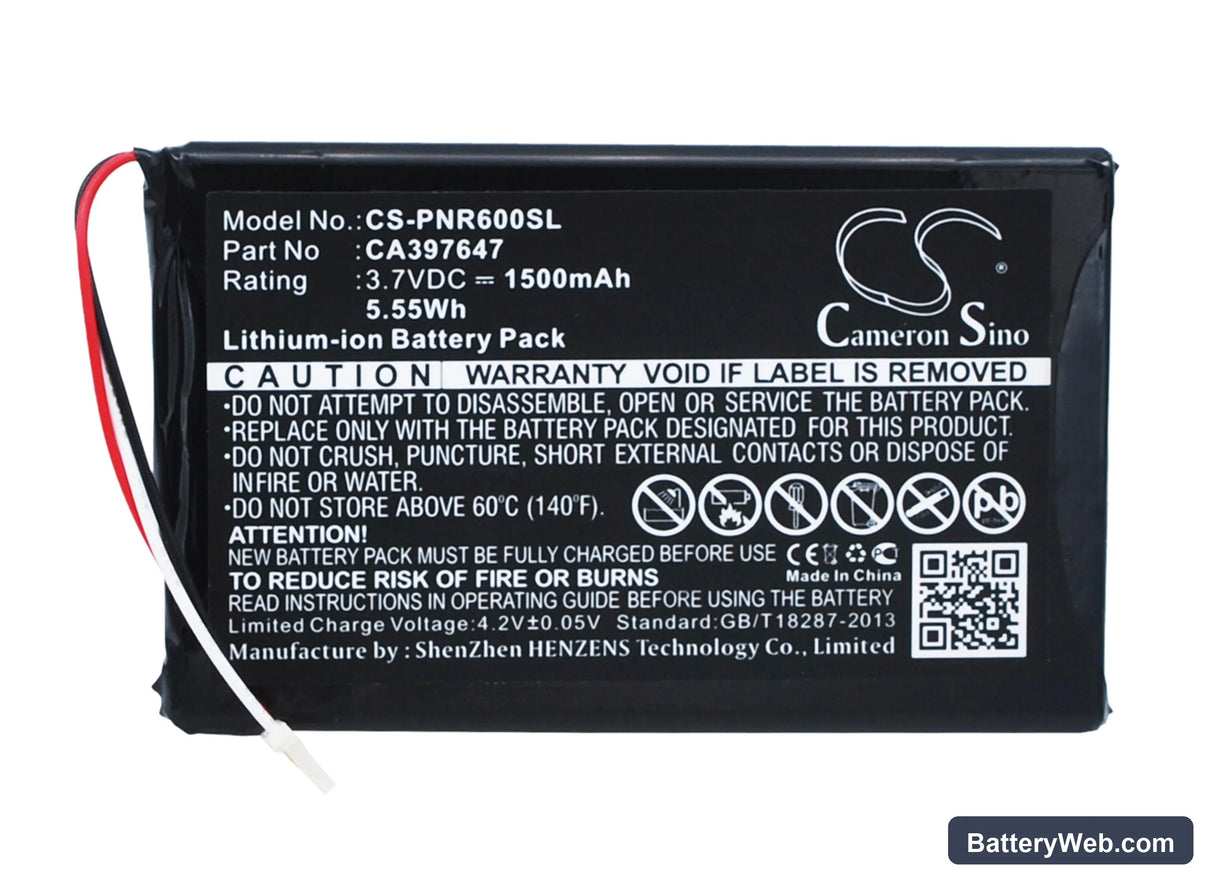 Pandigital Novel 6 Replacement Battery, 3.7V, 1500mAh, Li-Polymer 5