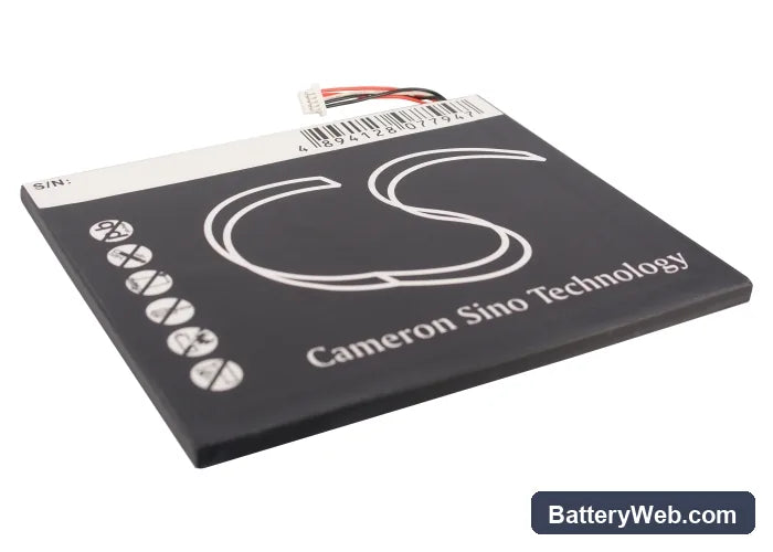 Pandigital Novel Tablet Color Replacement Battery, 3.7V, 3200mAh, Li-Polymer 4