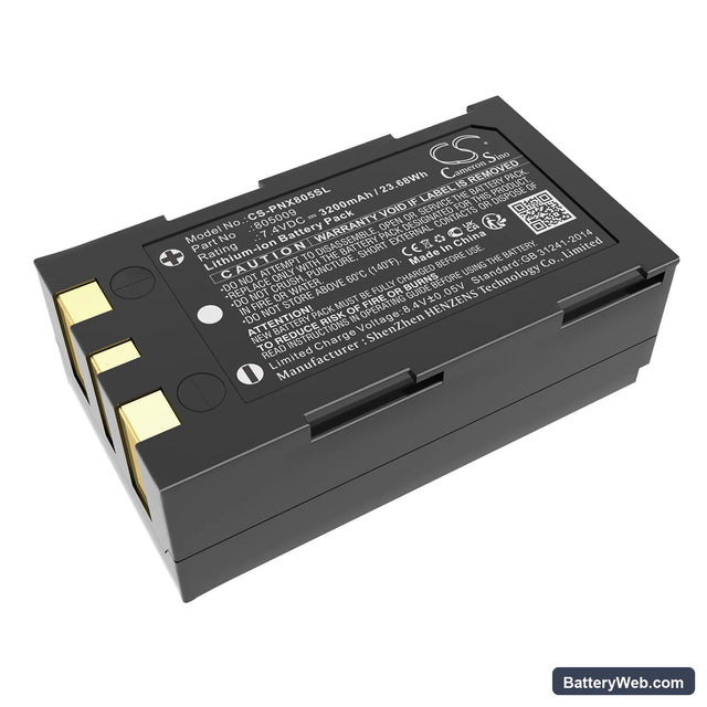 Phoenix Contact ThermoFOX Replacement Battery, 7.4V, 3200mAh, Li-ion 1