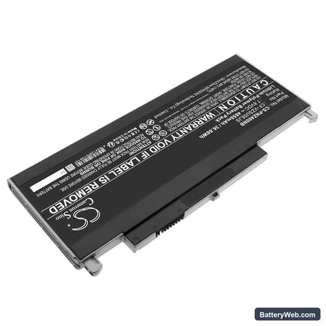 Panasonic CF-RZ4 Replacement Battery, 7.6V, 4850mAh, Li-Polymer 2