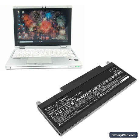 Panasonic CF-RZ4 Replacement Battery, 7.6V, 4850mAh, Li-Polymer 7