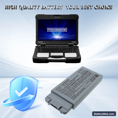 Panasonic FZ-40ABAACAJ Replacement Battery, 10.8V, 6200mAh, Li-Polymer 6