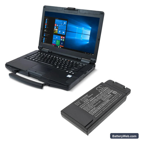 Panasonic FZ-55A Replacement Battery, 10.8V, 6200mAh, Li-ion 6