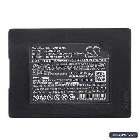 Pyle PPBCM16 Replacement Battery, 3.8V, 2500mAh, Li-Polymer 5