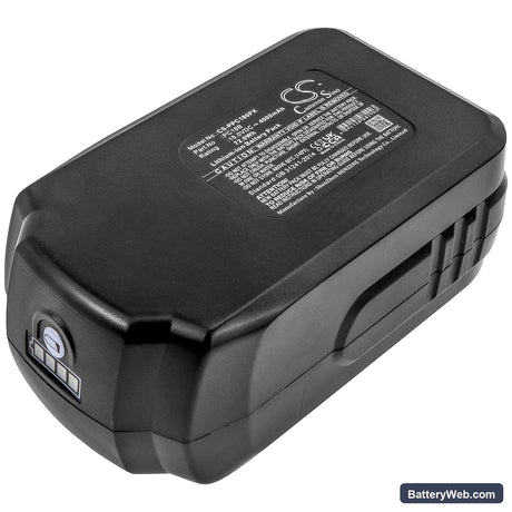 Porter Cable PC18AG Replacement Battery, 18V, 4000mAh, Li-ion 3