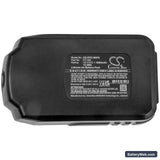Porter Cable PC18AG Replacement Battery, 18V, 4000mAh, Li-ion 5