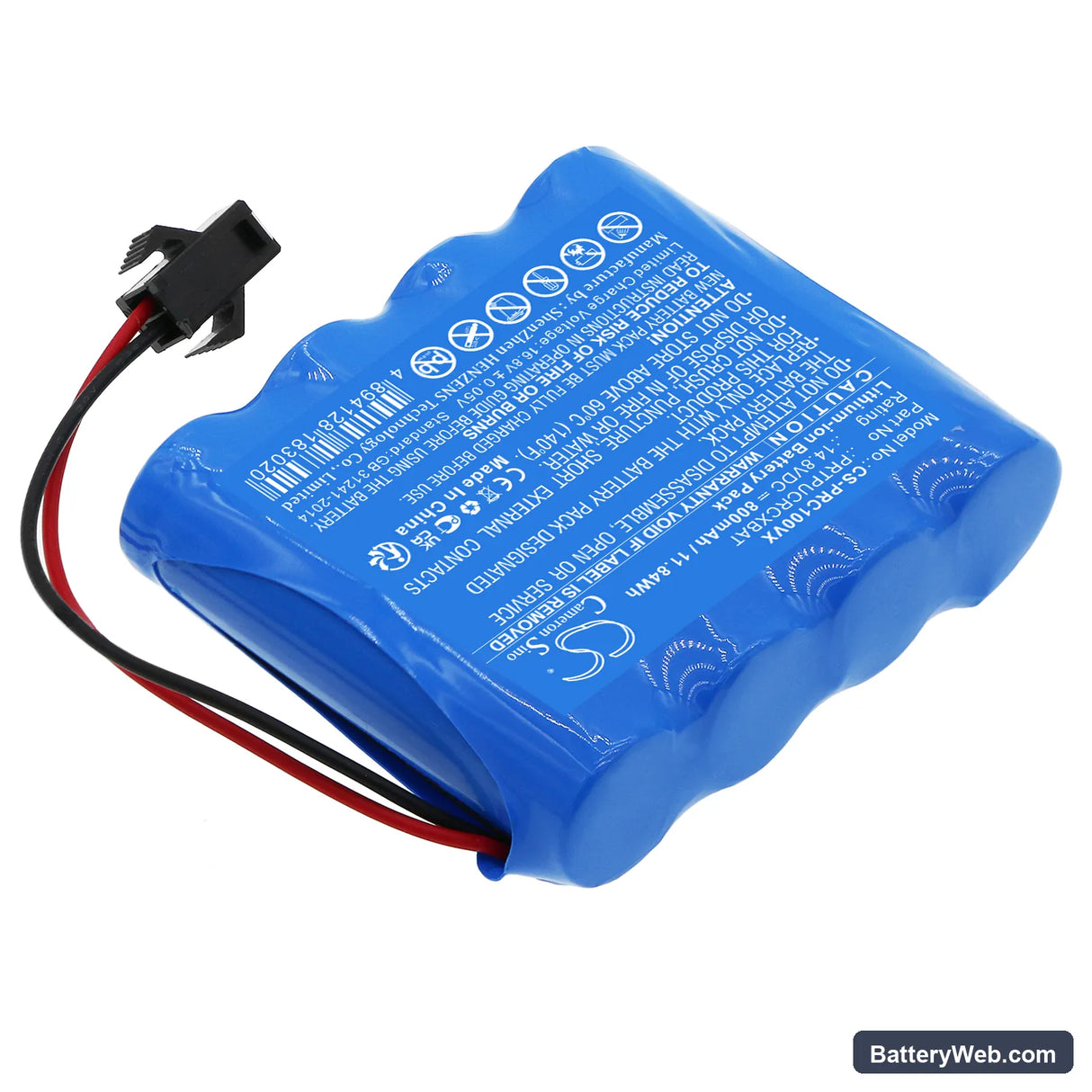 SereneLife PUCRCX10 Replacement Battery, 14.8V, 800mAh, Li-ion 2