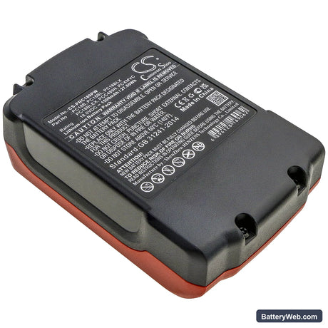 Porter Cable PC18CS Replacement Battery, 18V, 1500mAh, Li-ion 1