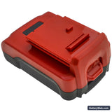 Porter Cable PC18CS Replacement Battery, 18V, 1500mAh, Li-ion 3