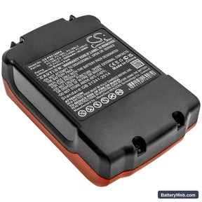 Porter Cable PC18CS Replacement Battery, 18V, 2500mAh, Li-ion 1