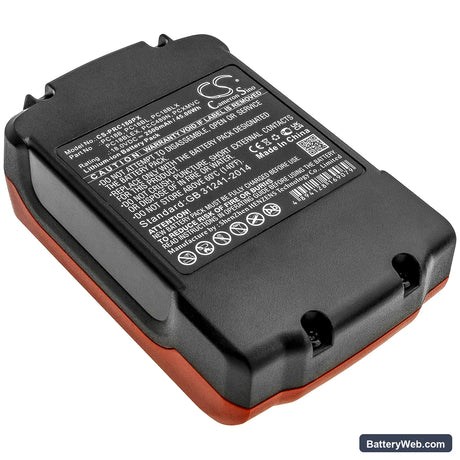 Porter Cable PC18CS Replacement Battery, 18V, 2500mAh, Li-ion 1
