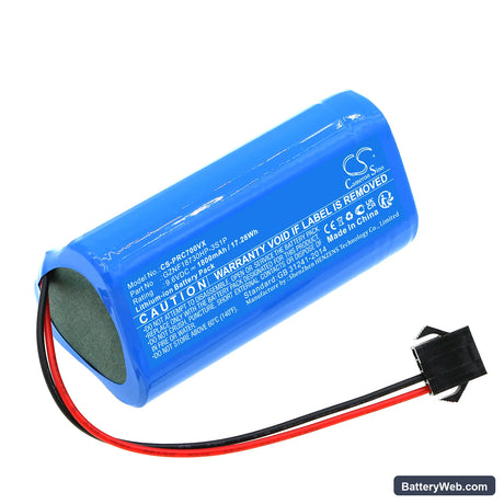 Pure Clean PUCRCX70 Replacement Battery, 9.6V, 1800mAh, LiFePO4 1