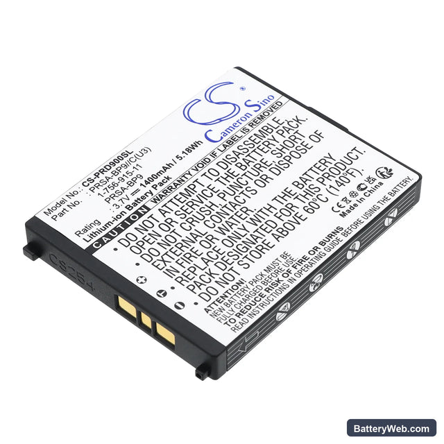Sony Portable Reader PRS-900 Replacement Battery, 3.7V, 1400mAh, Li-ion 1