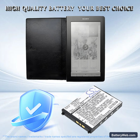 Sony Portable Reader PRS-900 Replacement Battery, 3.7V, 1400mAh, Li-ion 6