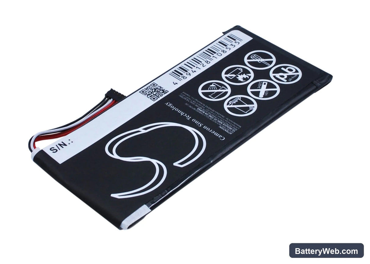 Sony PRS-950 Replacement Battery, 3.7V, 1700mAh, Li-Polymer 3