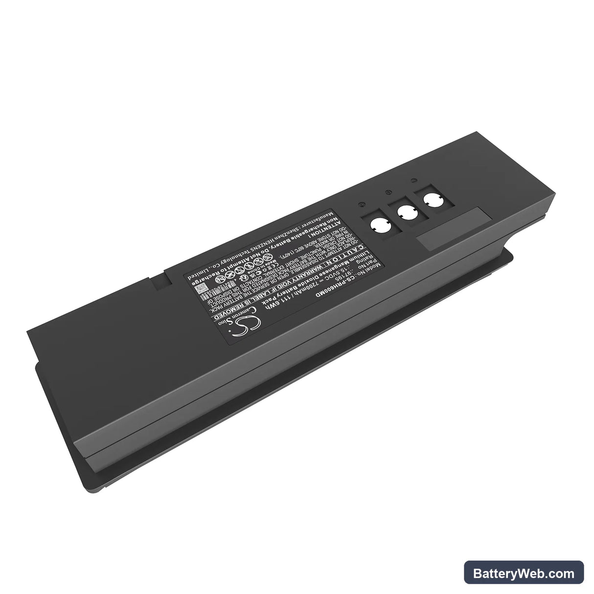 Primedic AED-M Replacement Battery, 15.5V, 7200mAh, Li-MnO2 2