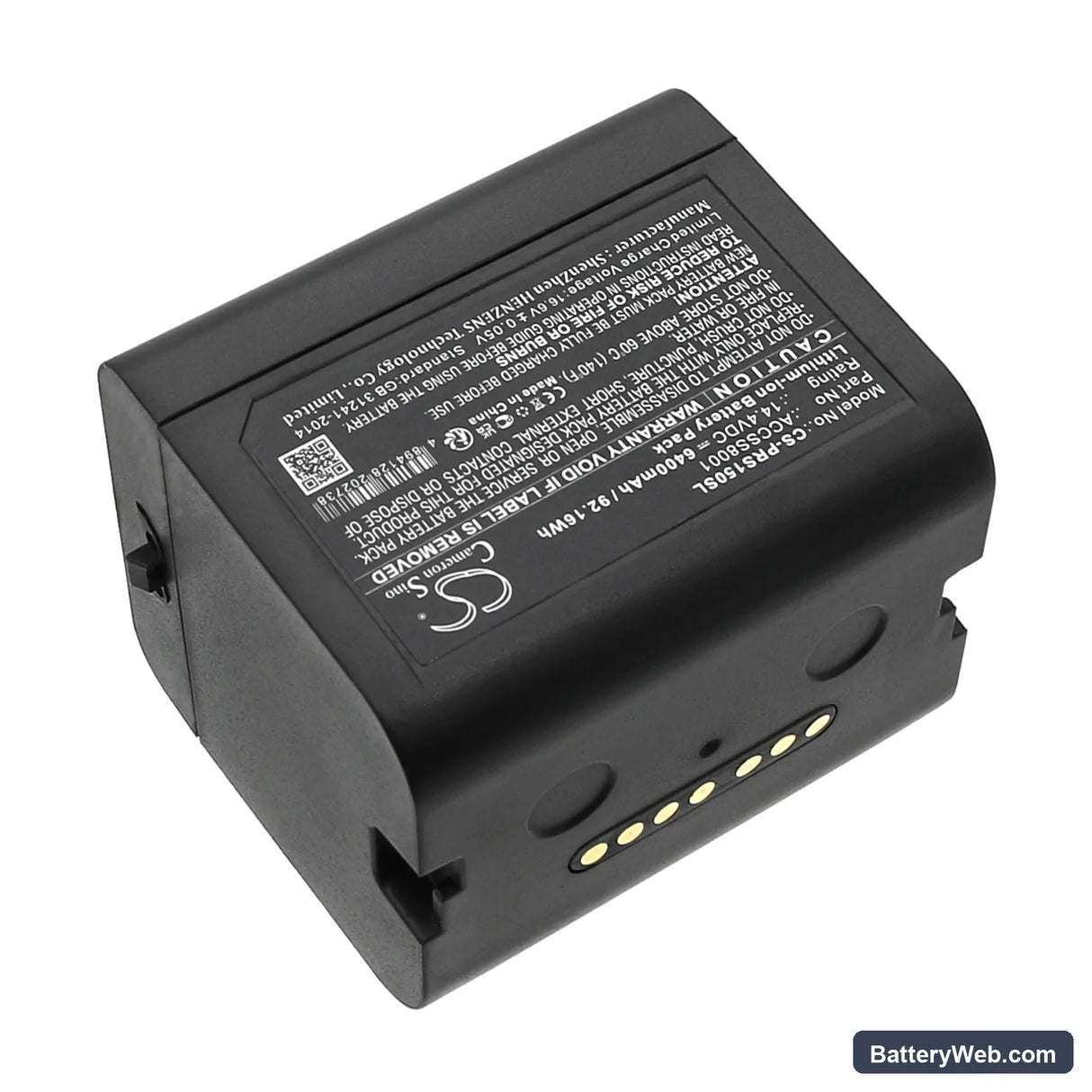 FARO 3D Laser Scanner Replacement Battery, 14.4V, 6400mAh, Li-ion 2