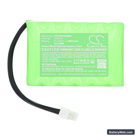 Progetti defibrillator Rescue Life Replacement Battery, 14.4V, 3800mAh, Ni-MH 3