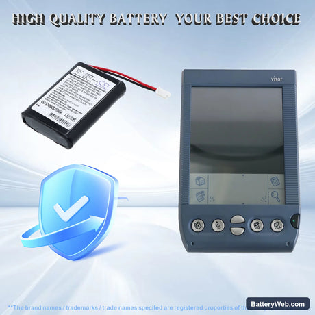Palm Visor Prism Replacement Battery, 3.7V, 1600mAh, Li-ion 6