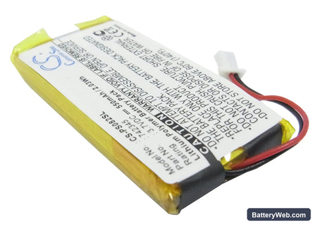 Philips GoGear HDD082/17 2GB Replacement Battery, 3.7V, 550mAh, Li-Polymer 2