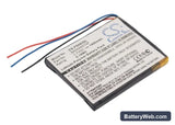 Philips GoGear Muse Replacement Battery, 3.7V, 1400mAh, Li-Polymer 1