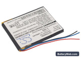Philips GoGear Muse Replacement Battery, 3.7V, 1400mAh, Li-Polymer 2