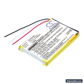 Philips GoGear SA6037 Replacement Battery, 3.7V, 800mAh, Li-Polymer 1