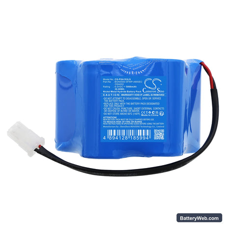 Panasonic MRDF3.F2C Replacement Battery, 6V, 5000mAh, Ni-MH 3