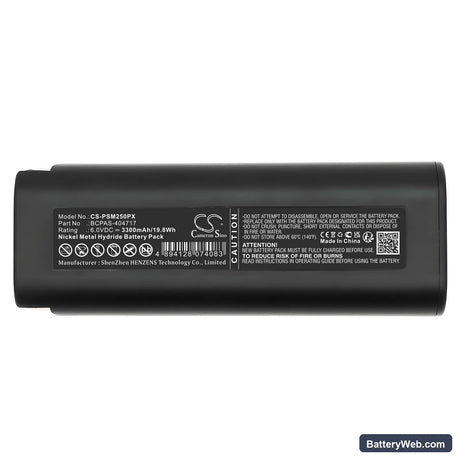 Paslode IM350ct Replacement Battery, 6V, 3300mAh, Ni-MH 5