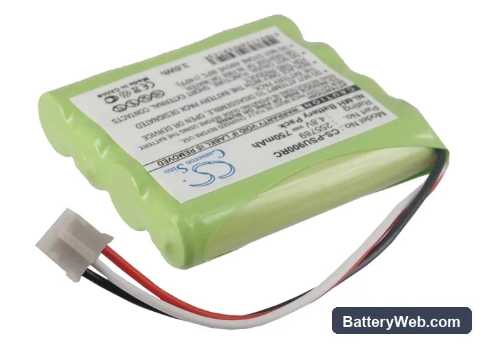 Philips Pronto Pro 900 Replacement Battery, 4.8V, 750mAh, Ni-MH 2