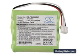 Philips Pronto Pro 900 Replacement Battery, 4.8V, 750mAh, Ni-MH 6