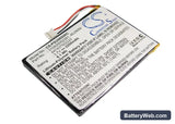 Philips Pronto TSU-9800 Replacement Battery, 3.7V, 2200mAh, Li-Polymer 1