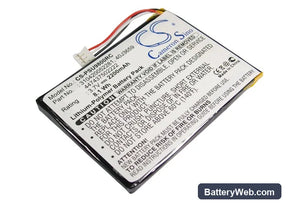 Philips Pronto TSU-9800 Replacement Battery, 3.7V, 2200mAh, Li-Polymer 1