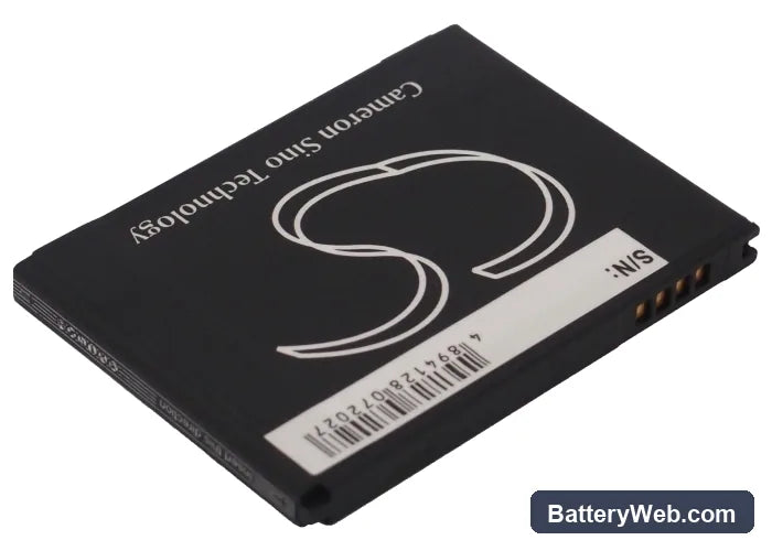 Pantech Renue Replacement Battery, 3.7V, 800mAh, Li-ion 3