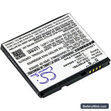 Pantech P6070 Replacement Battery, 3.7V, 940mAh, Li-ion 2