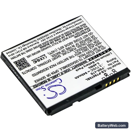 Pantech P6070 Replacement Battery, 3.7V, 940mAh, Li-ion 2